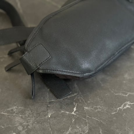 balenciaga leather nylon body bag