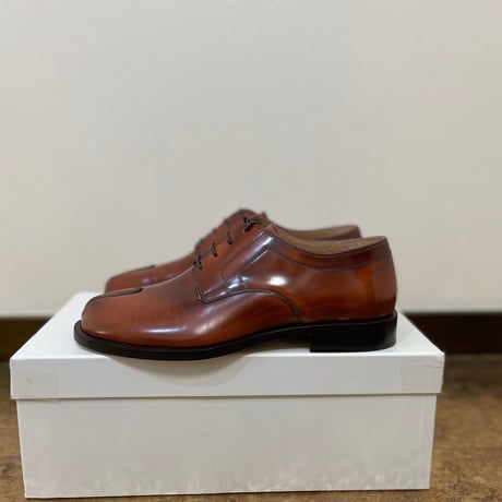 新品 maison margiela 2020aw tabi leather shose 42