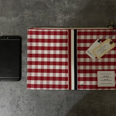 新品 thom browne 2020 made in Flance clutch bag