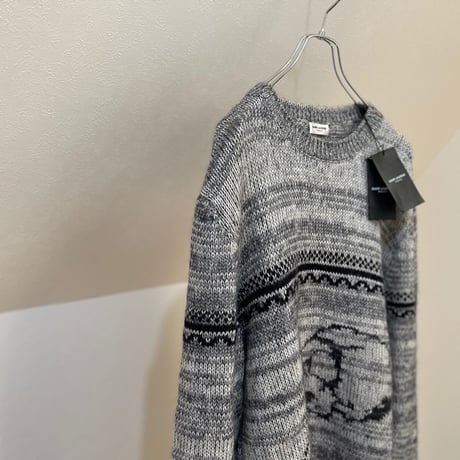 新品 saint laurent 2020aw knit S