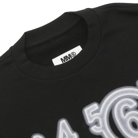 新品 mm6 2023 over size logo sweat L