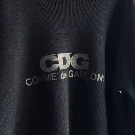 cdg comme des garcons logo knit L