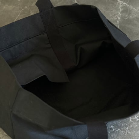yohji Yamamoto "大容量" logo bag black