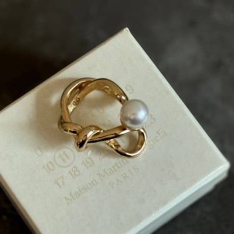 maison margeait "ここのえ期" pearl ring