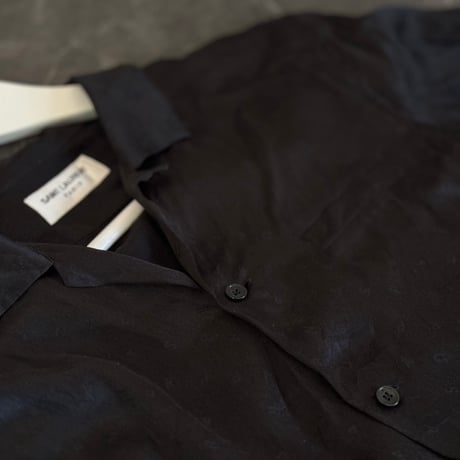 saint laurent 2021ss silk shirt