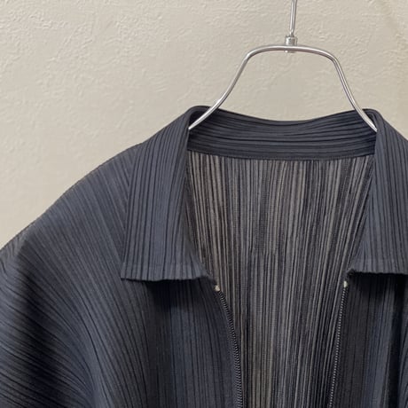 issey miyake pleats zip jacket