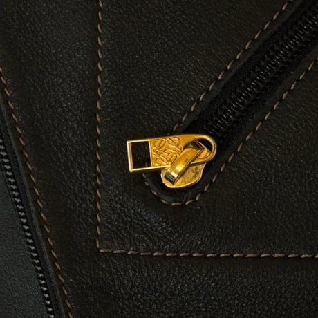 loewe leather bag "anton" black