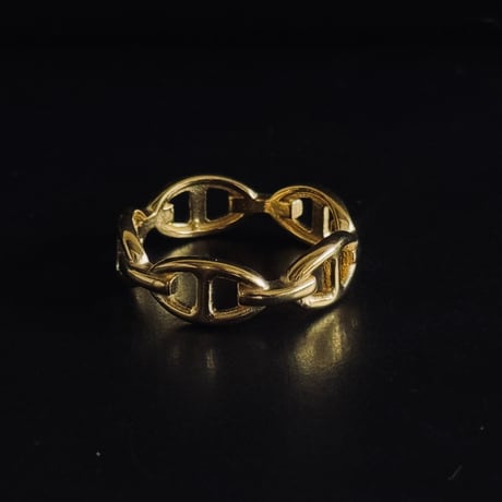 【update】factory sample silver 925 chain ring 16号 gold