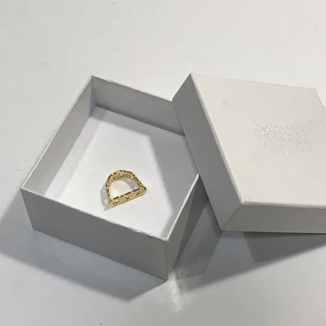 新品 maison margiela 2019aw ring gold 12号