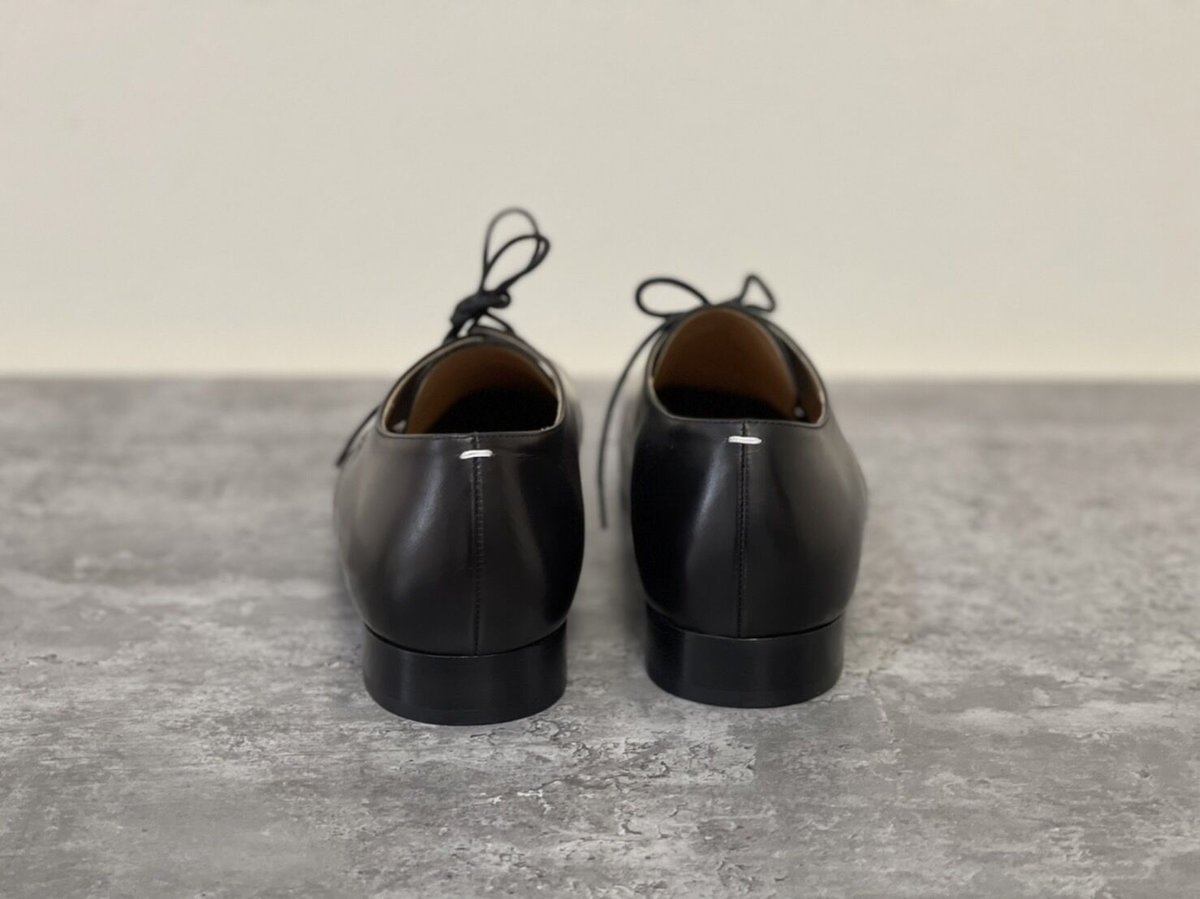 新品 maison margiela 2021ss leather dress shose |