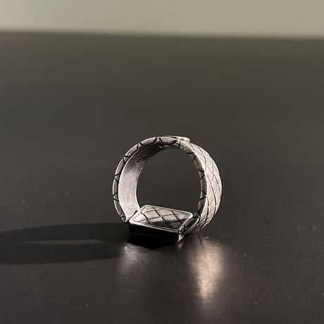 bottega veneta 2020ss silver ring 19号
