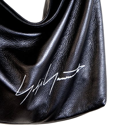 試着のみ yohji yamamoto signature leather bag
