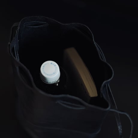 【import factory sample】“巾着”leather bag