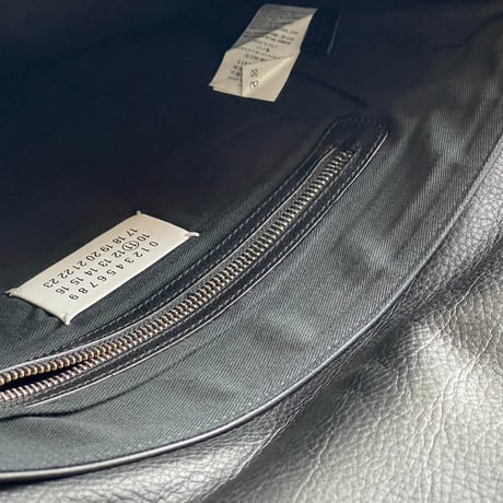 maison margiela large size leather clutch bag