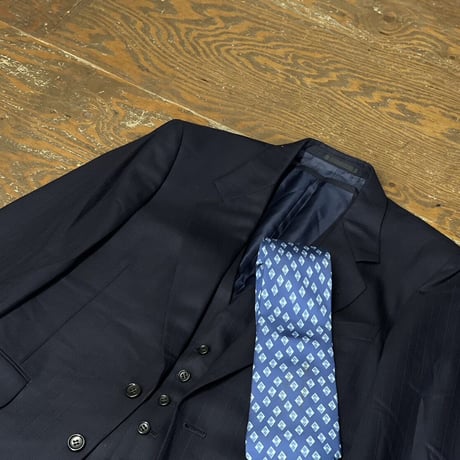 setup suit + hermes necktie #21