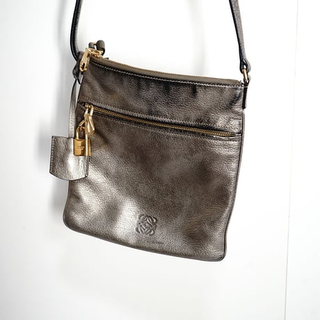 loewe leather shoulder bag