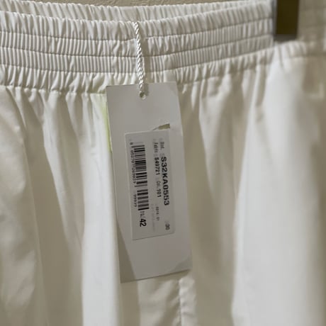 新品 mm6 maison margiela 2019ss wide white pants