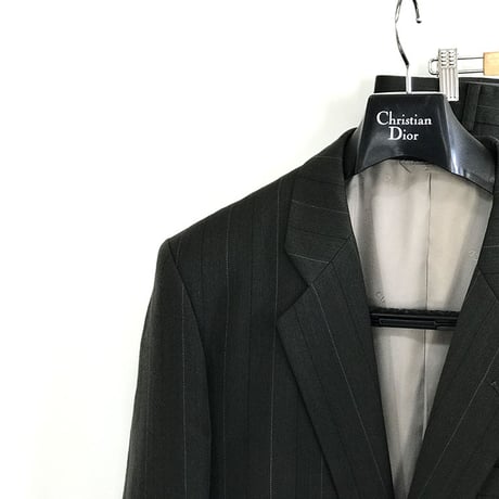 christian dior stripe set up suit