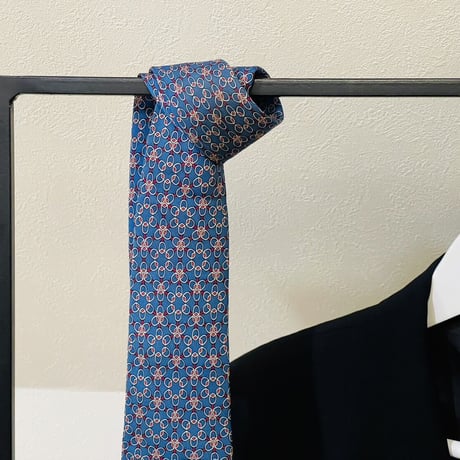 setup suit + hermes necktie #5