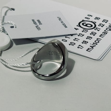 新品 mm6 2025ss signet ring 11号