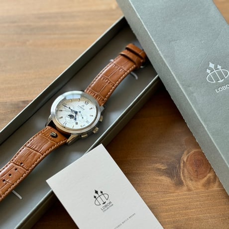 新品 lobor mechanical watch brown