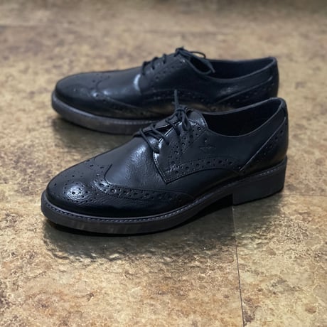 新品 made in Italy wing tip dress shose 41