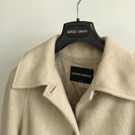 giorgio armani pure virgin wool coat