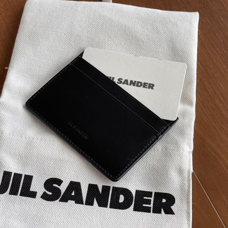 新品 jilsander 2023ss leather case black