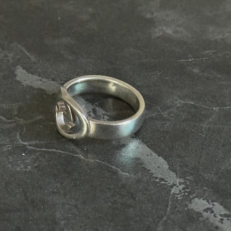 gucci silver logo ring 21号