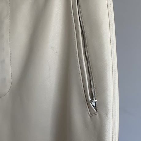 jilsander 2021aw leather pants