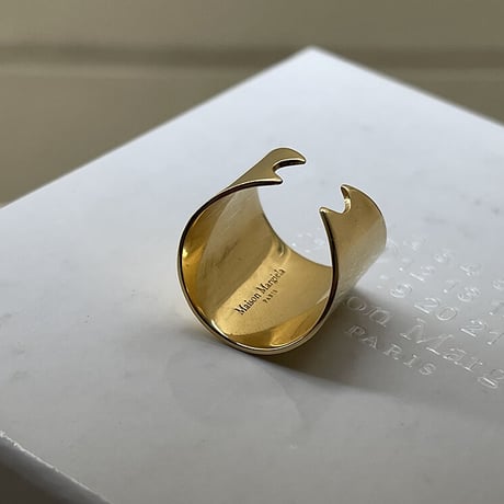 新品 maison margiela 2019aw gold ring 14号