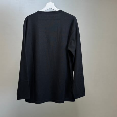 【price down 】factory sample collarless jacket black