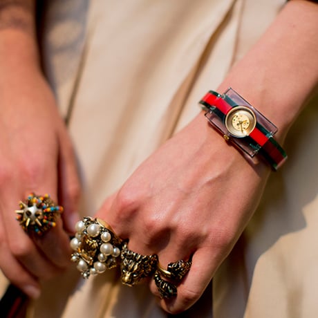 gucci acrylic web watch