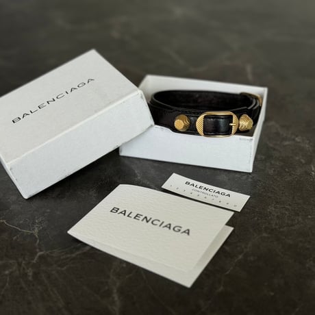 balenciaga leather bracelet