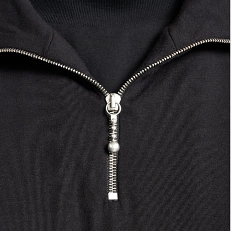 新品 jilsander half zip logo tops m