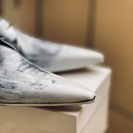新品 maison margiela 2021ss "penki" leather shose