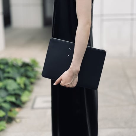 新品 maison margiela 2021ss leather clutch bag