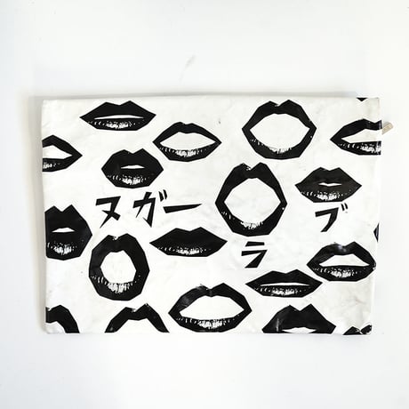 pleats please issey miyake clutch bag