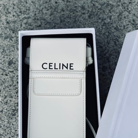新品 celine 2023 leather shoulder pouch