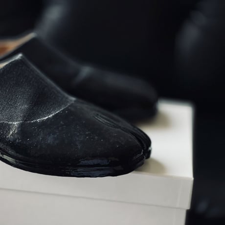 新品 maison margiela 2020aw tabi leather loafer