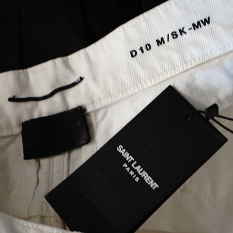 新品 saint laurent  crash repair skinny denim