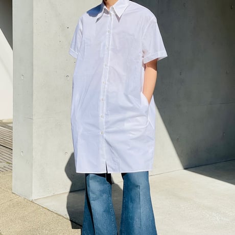 新品 mm6 maison margiela 2020ss over size long shirt