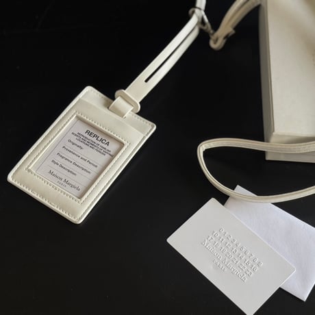 maison margiela leather neck lace