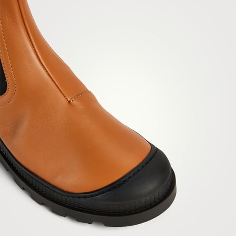 loewe leather side gore boots