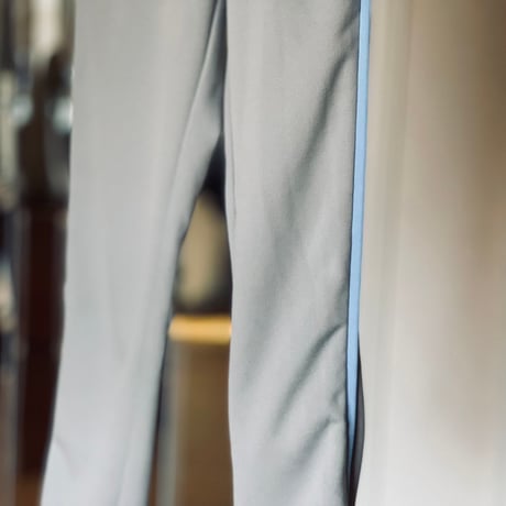 prada technical fabric side line pants