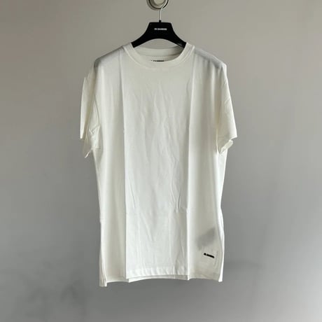 新品 jilsander logo tops white