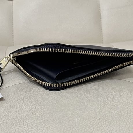 新品 comme des garcons 2022aw leather wallet black
