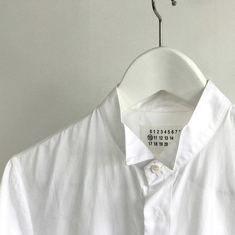maison margiela wing collar shirt