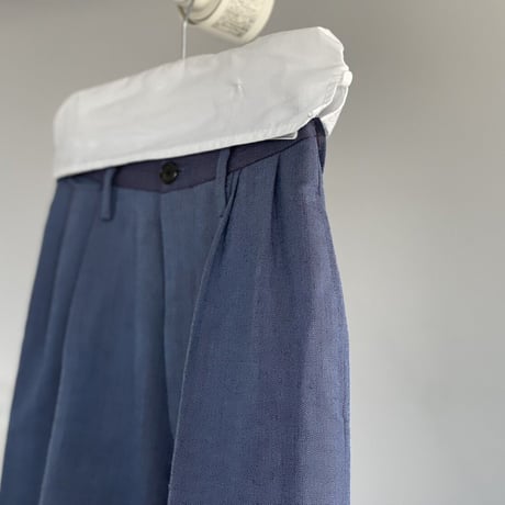 maison margiela tack mohair boots cut purple trousers 40