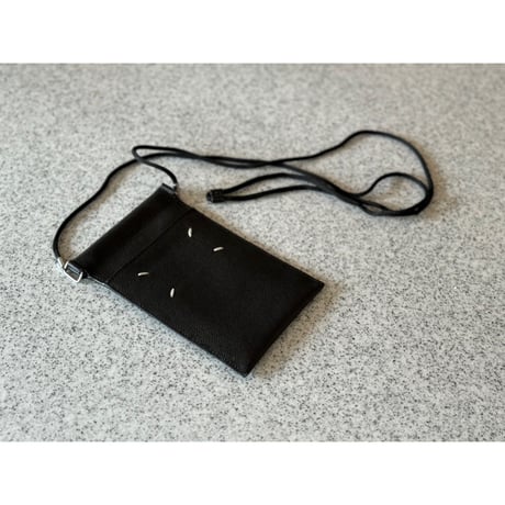 maison margiela leather shoulder pouch